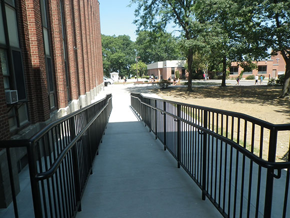 Aquinas dorm ramp