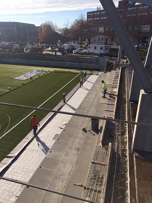 Chapey Field Press Box view