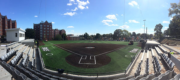 Glay Field nearing completion