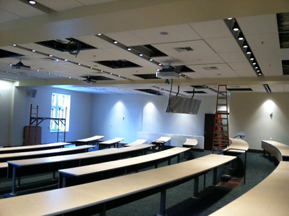 Ruane, lecture room on the second floor