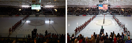 Schneider Arena in use