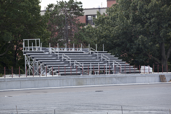 Track Bleachers Aug 2013