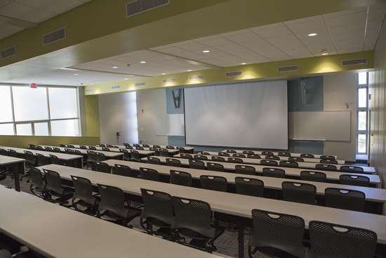 The New Arts Theatre classroom in Guzman Hall – Momentum – Construction ...