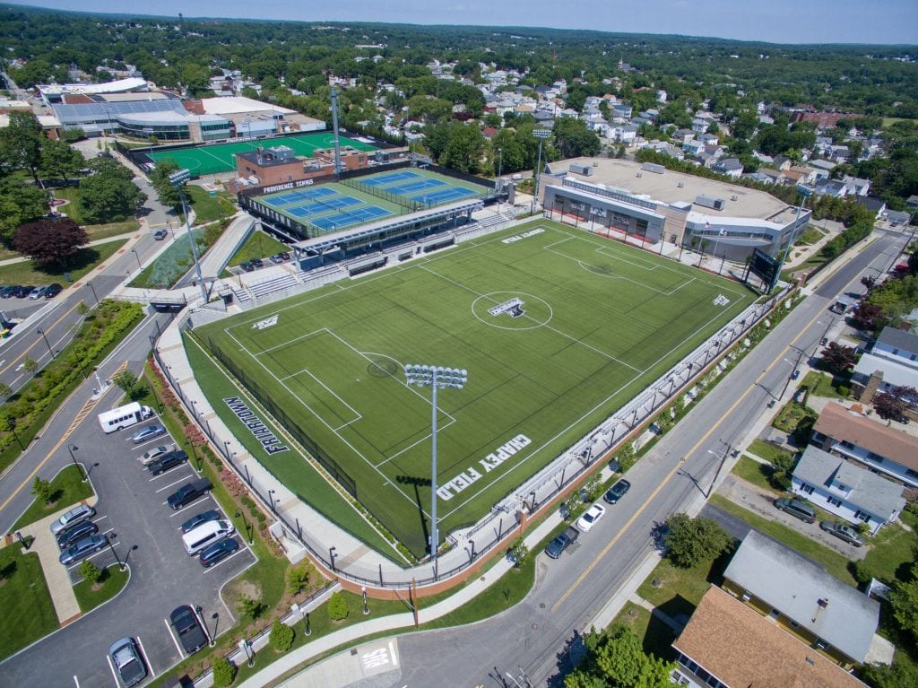 Athletics Fields Aerial June 2018 Chapey Field at Anderson Stadium